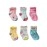 Trendy Dukaan Baby Boy\'s Cotton Anti Slip Grip Socks (Pack of 6), Girls, 18 Months-24 Months