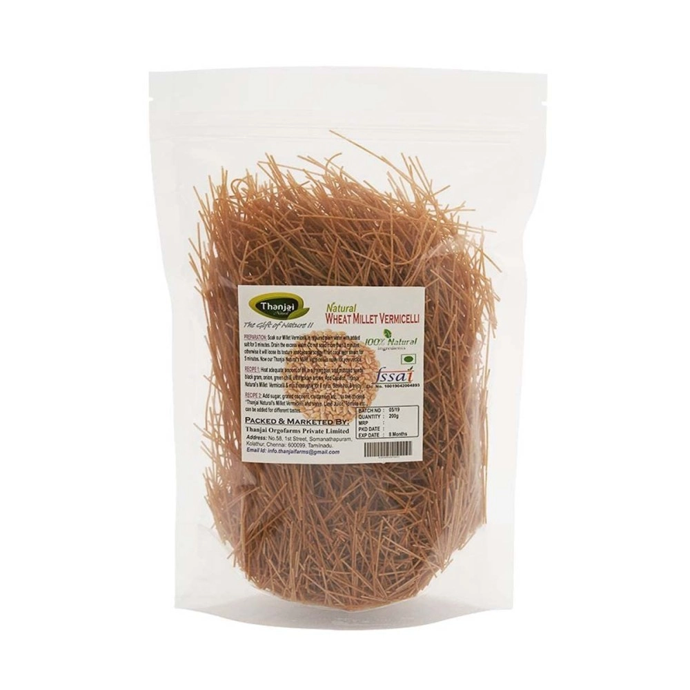 Thanjai Natural\'s Vermicelli Pantry 1000g Made in Wheat Millet Vermicelli 100% Natural (200g X 5)
