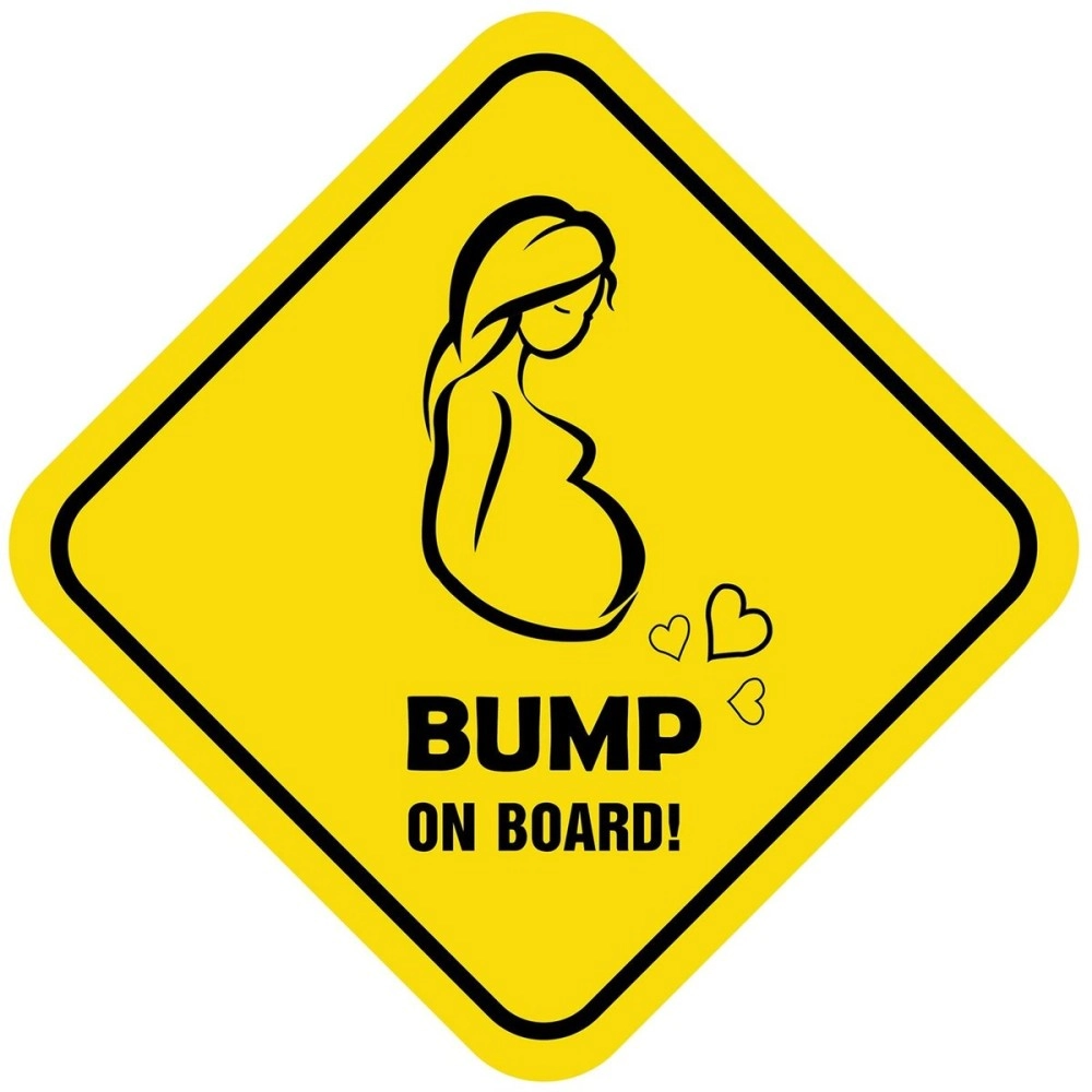 Billy Bum Baby On Board Background Baby Journey Windows Sticker (Bump on Board)
