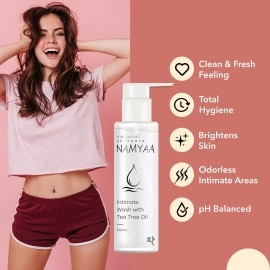 Namyaa Qraa Intimate Set (Lightening Serum,100g and Hygiene Wash for Men and Women)