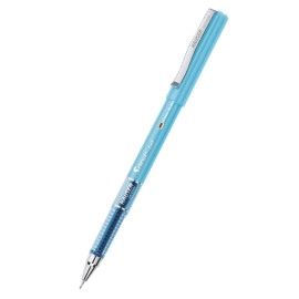Hauser Germany Sonic 0.55mm Gel Pen Box Pack | Attractive Foiled Body | Stylish Metal Clip | Refillable & Waterproof Gel Ink | Technology For Smooth & Effortless Writing | Blue Ink, Set of 10 Gel Pens