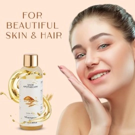 Sage Apothecary Pure & Natural Wheatgerm Oil for Skin, Hair, Face & Body Care - 100 ml