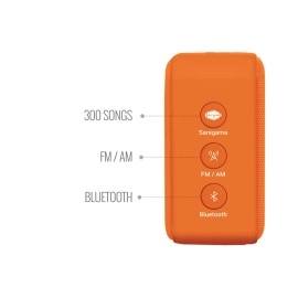 Carvaan Saregama Mini Bhakti Bluetooth Speaker (Orange)