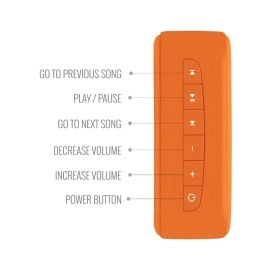 Carvaan Saregama Mini Bhakti Bluetooth Speaker (Orange)