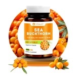 Vitawin Sea Buckthorn For Healthy Heart, Immunity Power, Skin Care & Body Detox, Natural Herbal Nutrition Supplement, Veg - 60 Capsules, 100 grams