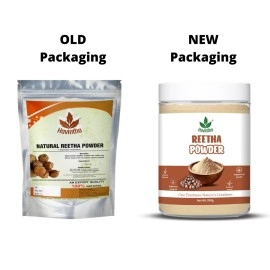 Havintha Natural Reetha/Soap Nut Powder for Hair Wash (227 g)