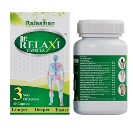 Rajasthan herbals Kusum Enterprises Dr Relaxi Herbal Capsules for Joints Pain and Arthritis, Pack of 2 (Each of 40 Cap)