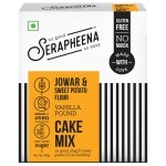 Serapheena Gluten Free Cake Mix - Vanilla 185g |Eggless, No Maida, Vegan, Jowar and Sweet Potato Flour Vanilla Pound |