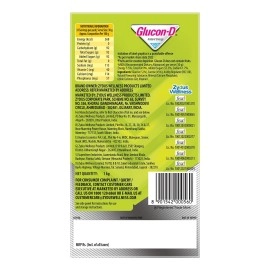 Glucon D Instant Energy Health Drink Nimbu Pani - 1kg Refill with Free Bottle