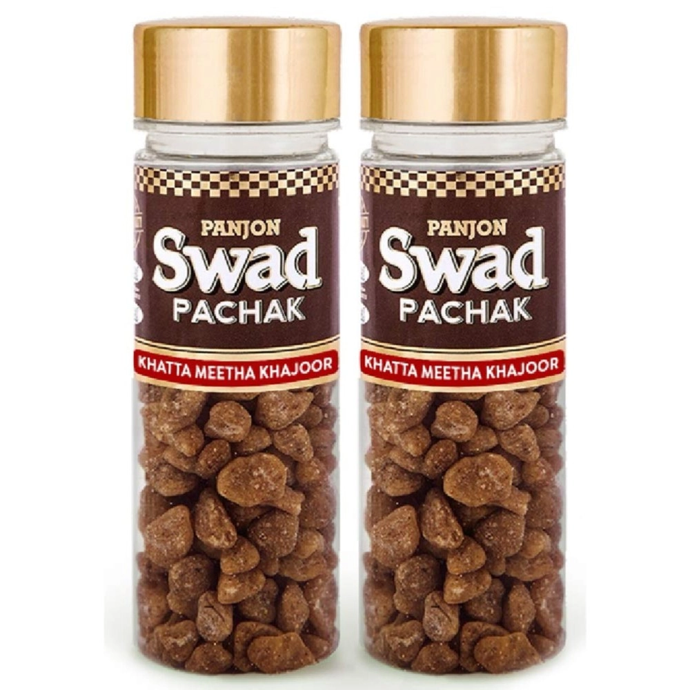 PANJON SWAD Pachak Khatta Meetha Khajoor Flavoured Digestive Candy, 130 gm