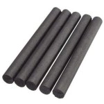 SWISSO 10 mm 99.99% Graphite Electrode Cylinder Rod Length 300 mm (5 Pieces)