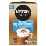 8 Mugs NESCAFE Gold Collection Different Flavors - (Cappuccino Decaf Unsweetened Taste)