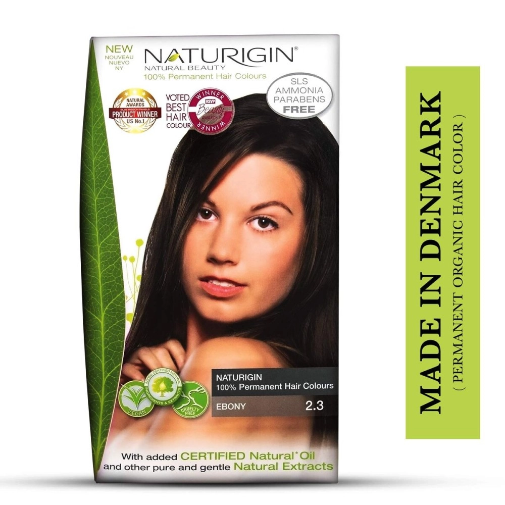Naturigin Hair Permanent Colour, Ebony 2.3, 200g