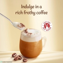 Nescafe Cappuccino Instant Coffee Premix, 25 grams- Pack of 5 - India