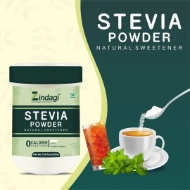 Zindagi Stevia Powder Sugar | Natural Sweetener | Zero Calorie Sugar Substitute | Keto & Veg Sugar | 200gm