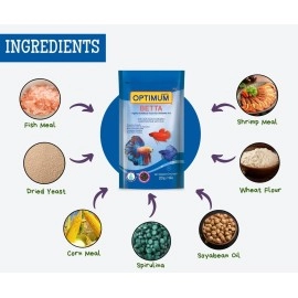 Foodie Puppies Optimum Betta Fish Food (20 gm) (Pack of 2) with Free Key Ring