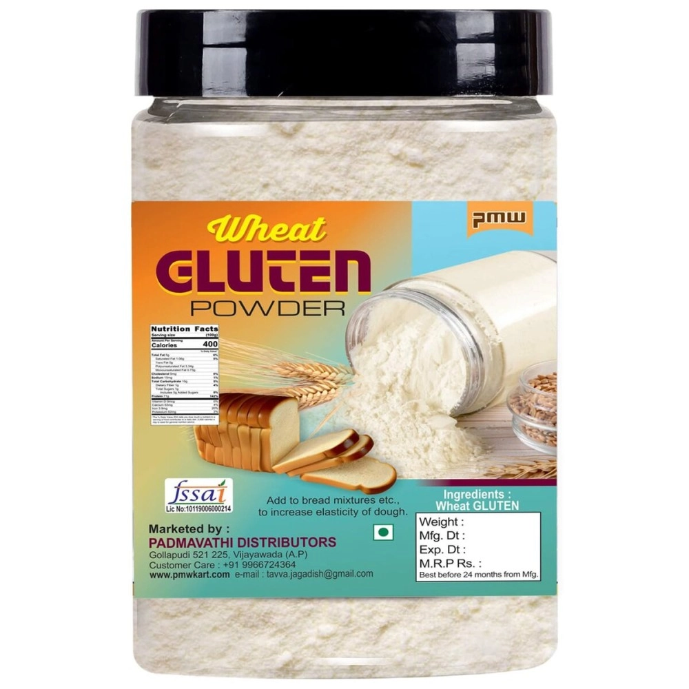 Pmw - Wheat Gluten - Jar Pack - Seitan - Veg Product - 250 Grams