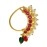 VAMA FASHIONS Maharashtrian maratha Banu nath without piercing clip on Nathiya nose pins ring for women