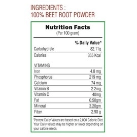 NATURES GIFT - FOR THOSE WHO CARES Beetroot Powder & Carrot Powder - 1 KG Each (Super Saver Combo Pack)