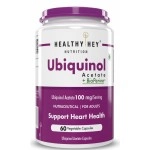 HealthyHey Nutrition Ubiquinol - Acetate - 100mg (60 Veg Capsules)