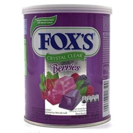 Jai Jinendra Fox\'s Crystal Clear Berries Flavour Candy Tin 180 GMS
