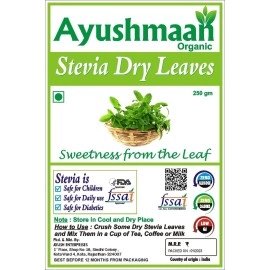 Ayushmaan Organics The supernatural Stevia dry leaves 250 gram