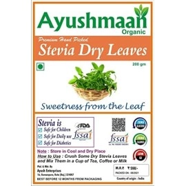 Ayushmaan Organics The supernatural Stevia dry leaves 250 gram