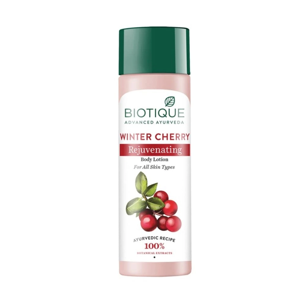 Biotique Winter Cherry Rejuvenating Body Lotion For All Skin Types, 120ml