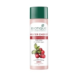 Biotique Winter Cherry Rejuvenating Body Lotion For All Skin Types, 120ml