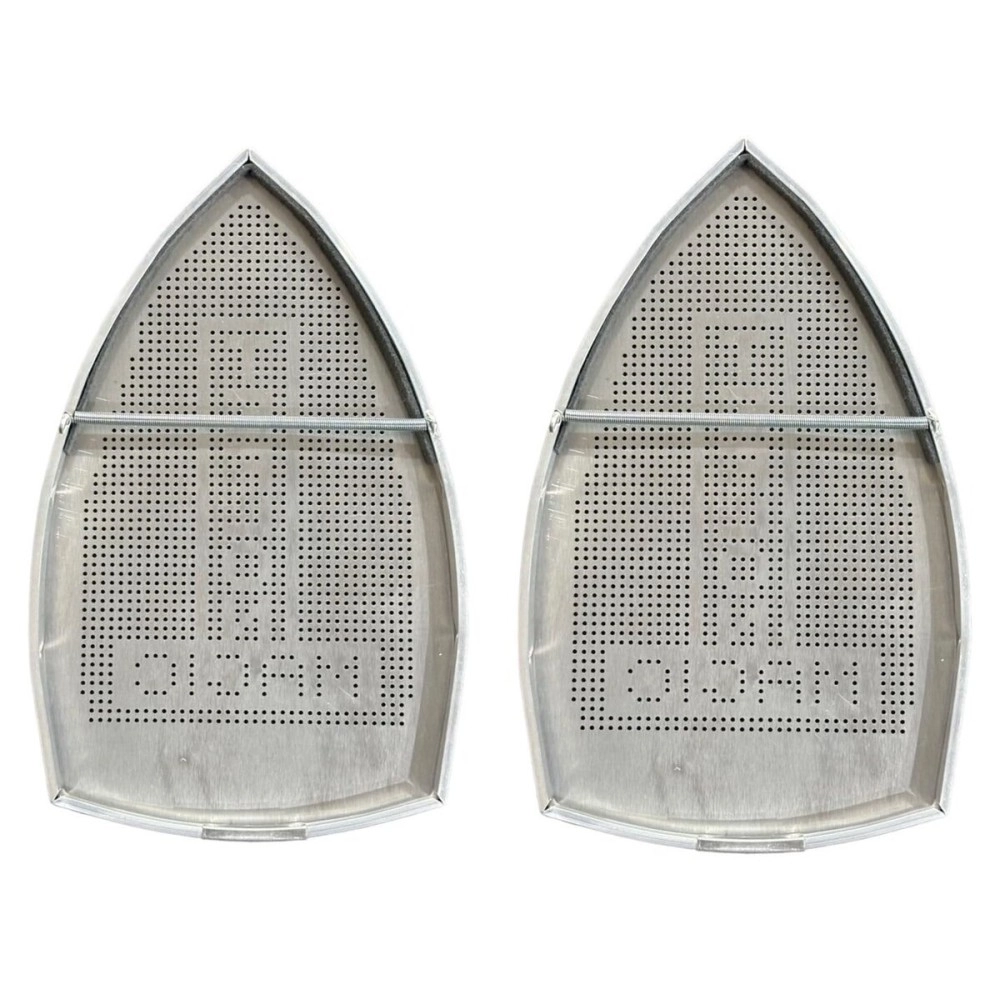 Zenith Pack of 2 Teflon Ironing Shoes - ES-300L Big Size | Fits Silver Star & OW-BOOS ES-300L Steam Irons | Non-Stick Surface for Smooth Gliding | Protects Fabric & Soleplate from Heat & Residue