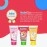 DentoShine Gel Toothpaste for Kids - Pack of 3 Flavors (Strawberry, Mango & Watermelon, 80 g each)