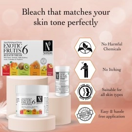 NutriGlow Combo (Set of 2) Papaya Fruit Bleach Fairness Crme