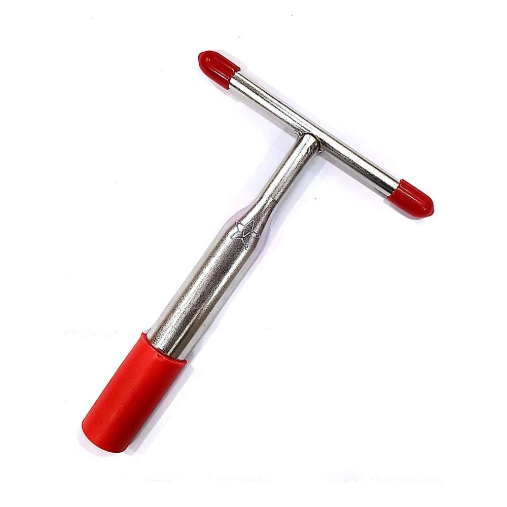 Ramkuwar with device of R Stainless Steel Coconut Opener Tool Driller Easy and Comfortable Grip Safe for Your Hands, 11 x 1 x 15.5 cm