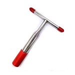 Ramkuwar with device of R Stainless Steel Coconut Opener Tool Driller Easy and Comfortable Grip Safe for Your Hands, 11 x 1 x 15.5 cm