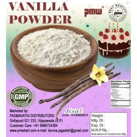 Pmw - Jar Pack - Grade A Quality - Vanilla Powder Flavour - Powder Form - 100 Grams -