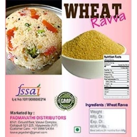pmw - Grade A Quality - Wheat Ravva - Rava - Godhuma Rava - Upma Rava - 1 Kilogram