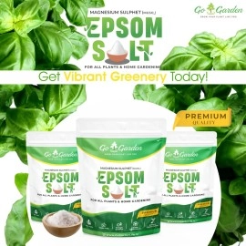 Go Garden Epsom Salt Magnesium Sulphate For Plant Growth - 450 Gms, Powder