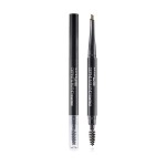 Maybelline New York Brow Pencil, With Spoolie, Long-lasting and Natural-looking Results, Define & Blend Brow Pencil, Natural Brown, 0.16 g