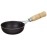 Akky Iron Tadka Pan/Fry Pan with Wooden Handle for Kitchen | Original Loha/Lokhand (5 inch, 12.7 cm)