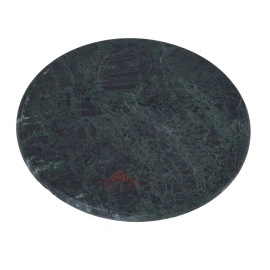 Jaipur Ace Indian Green Marble Chakla/Rolling Pin Board/Roti Maker/Phulka Maker/Chapati Maker for Home & Kitchen | Full Finished Marble Roti Maker Kitchen Utensil (10 Inch)