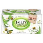 Pears Natural Aloe Vera Detoxifying Soap Bar, 125 g (Pack of 3)