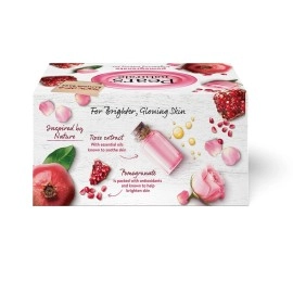 PEARS Pomegranate Brightening Bathing Soap Bar,125g (Pack of 4)