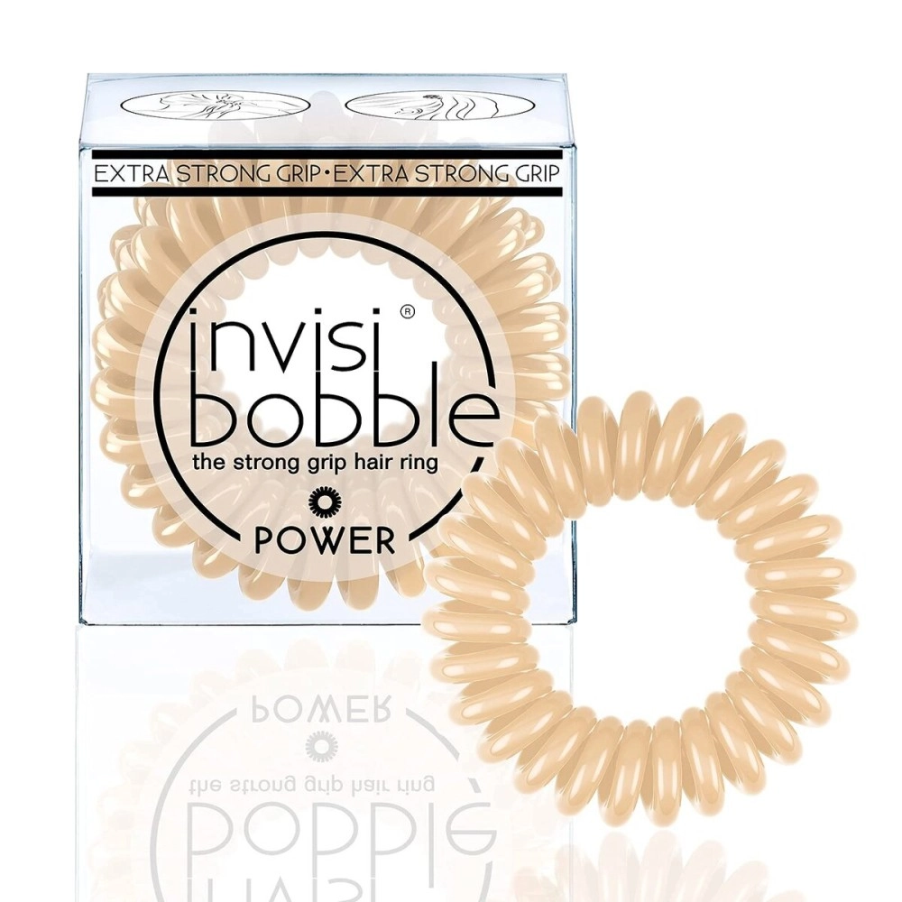 Invisibobble Strong Grip Power Hair Ring, Nude