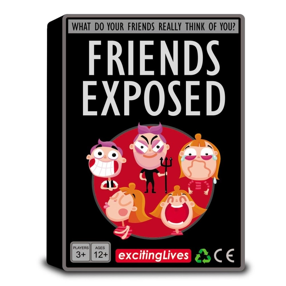 exciting Lives Friends Exposed: Fun Game for a Rocking Party or Birthdays, Over 200 Hilarious Questions to Play