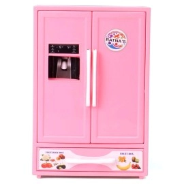RATNA\'S Premium Quality Toy Refrigerator for Kids (Pink)