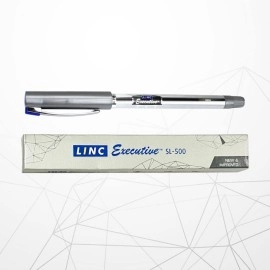 LINC 0.55mm Executive SL-500 Gel Pen | Blue Ink | Pack of 10