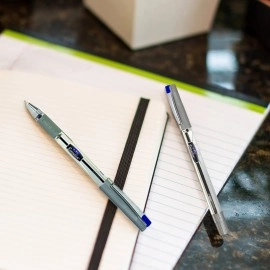 LINC 0.55mm Executive SL-500 Gel Pen | Blue Ink | Pack of 10