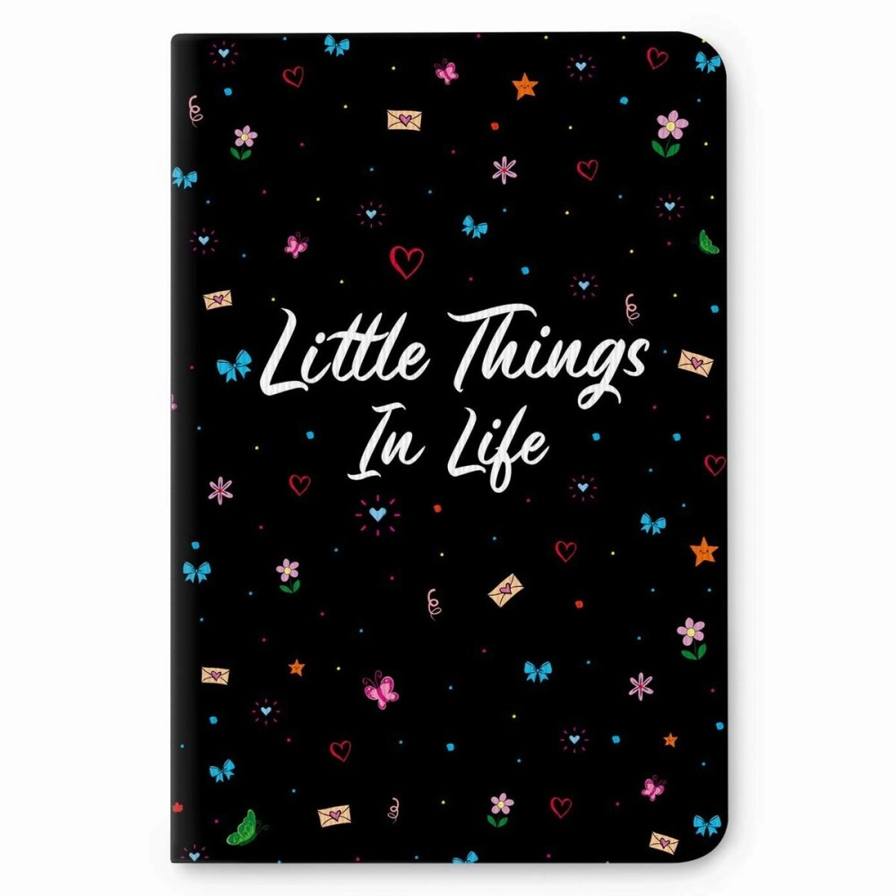 Factor Notes Little Things in Life 90 GSM 112 Pages Ruled Journal Notebook, B6 Size