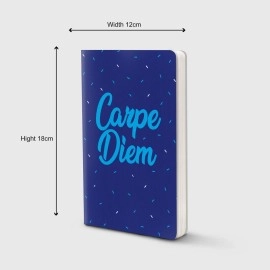 Factor Notes Carpe Diem 90 GSM 112 Pages Ruled Journal Notebook, B6 Size