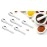 Koko Stainless Steel Masala Spoons For Spices Jar & Container | Masala Spoon Set of 12 Pieces | Small Masala Spoons For Spices | Length 9 CM, Silver Masala Spoon